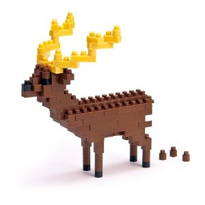 KAWADA NANOBLOCK 積木 梅花鹿 (NBC